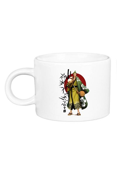 Öz Kupa Roronoa Zoro One Piece Wano Anime Porcelain Motto Cup