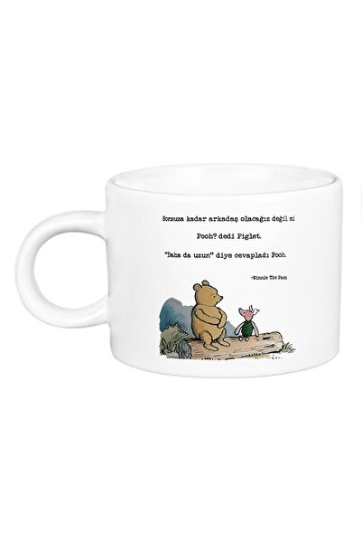 Öz Kupa Winnie The Pooh Porselen Motto Fincan