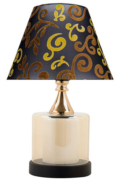MINIMAL ETICARET VE BILGI TEKNOLOJILERI Lambent Gold Cone Mini Glass Lampshade