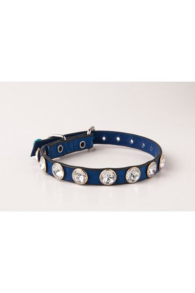 Privilege Blue Stone Cat Collar