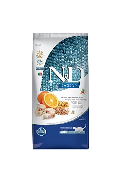 Farmina N & D Nd Ocean Tahılsız Ringa Balığı Ve Portakallı Kısır Kedi Maması 1.5 kg