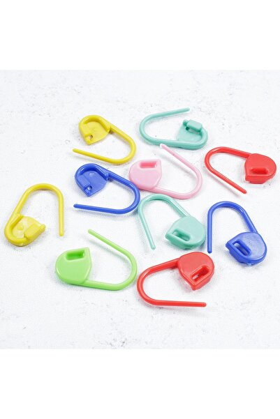 BELLA HOBİ قلم ماركر بعقدة فيونكة ملونة - 10 قطع