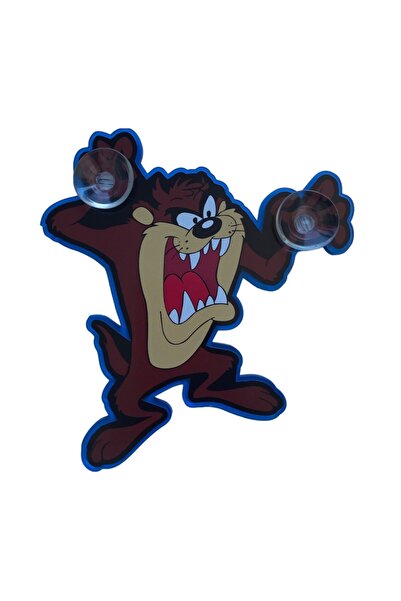 DMR Tazmanya Canavarı Vantuzlu Pleksi Cam Süsü (büyük Boy)