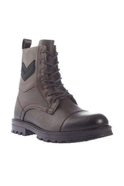 Yaya by Hotiç Καφέ Ανδρικά Μποτάκια 02BOY252470A480