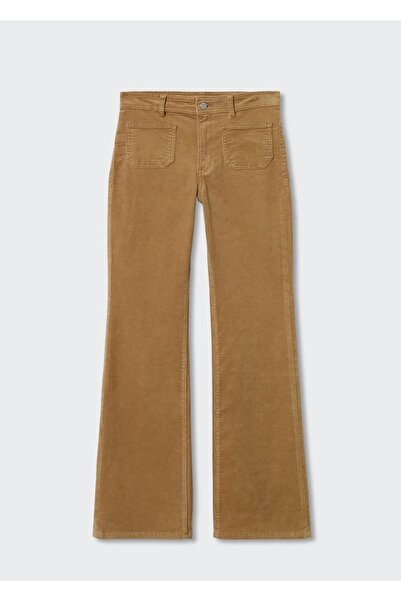 MANGO Woman Cepli Kadife Jean Pantolon