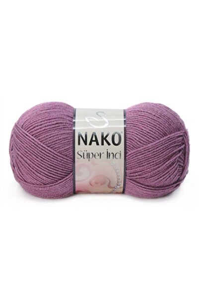 NAKO Süperinci El Örgü Ipi 569 Koyu Gül Kurusu