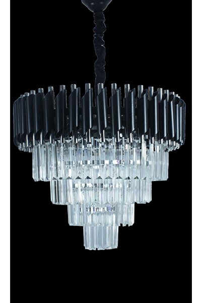 MATMAZEL AKSESUAR Zamira 50 Cm Lik Kristal Taşlı Lüks Avize