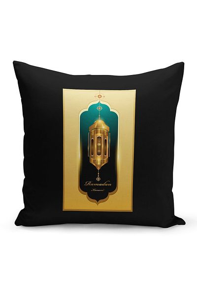 Filamente Husă de pernă cu model special Ramadan, imprimată digitală, pe două fețe