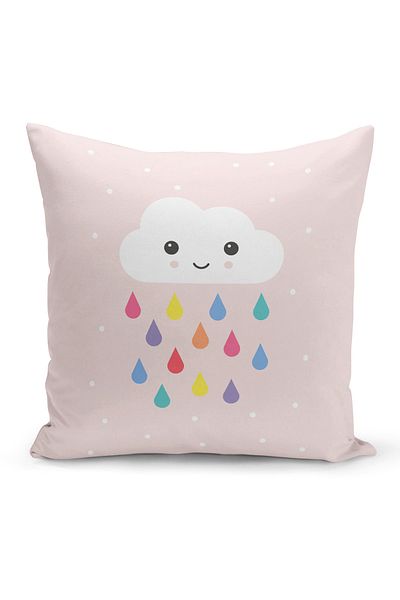 Filamente Children's Baby Room Digital Printed Throw Pillow Cover