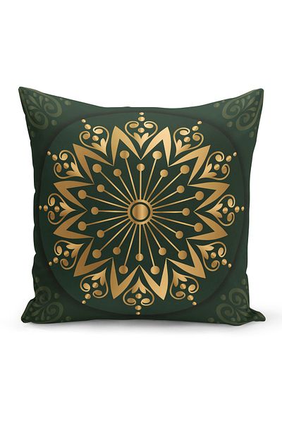 Filamente Ramadan Special Patterned Double Sided Digital Printed Throw Pillow Cover