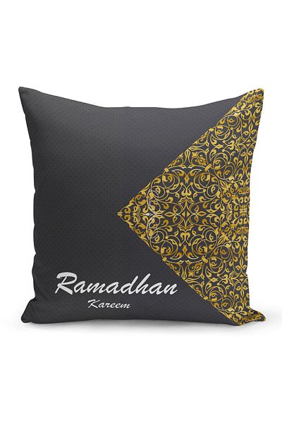 Filamente Husă de pernă cu model special Ramadan, imprimată digitală, cu două fețe