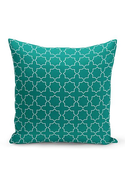 Filamente Ramadan Special Patterned Double Sided Digital Printed Throw Pillow Cover