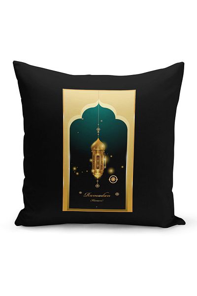 Filamente Husă de pernă cu model special Ramadan, imprimată digitală, cu două fețe