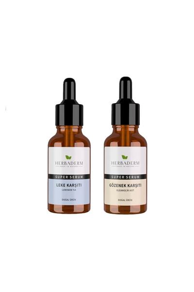 Herbaderm Super Serum Leke Karşıtı 30 Ml Ve Gözenek Karşıtı 30 Ml