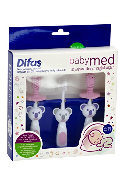 Difaş Baby Med Set 3lü Pembe Ekstra Yumuşak
