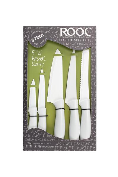 Cagla Homes Rooc Basic Design Bıçak Beyaz