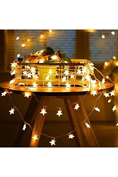 MOBGİFT Kristal Yıldız Tasarımlı Led Şerit Aydınlatma 10 Ledli