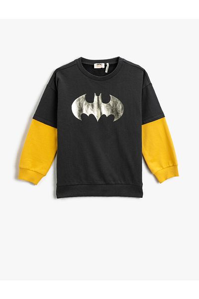 Koton Batman Sweatshirt Licensed Printed