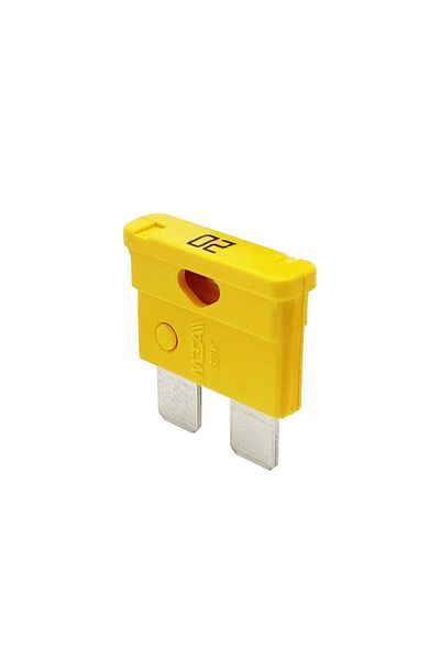 MTA Flat Blade Fuse 20 Ampere Yellow Standard Type -0600450