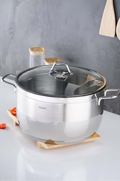 ACAR 016465   Karat Steel Deep Pot 28 cm