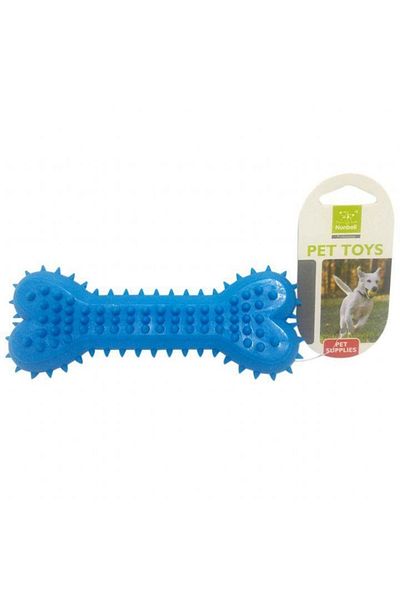 Nunbell Dog Toy Teeth Scratching Plastic Bone 15 Cm