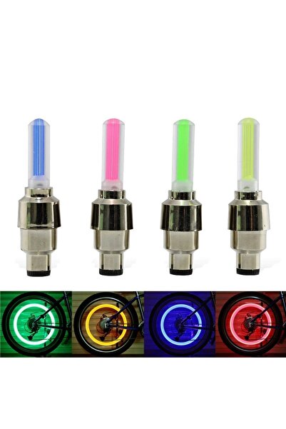 ebulduk Hareket Sensörlü Bisiklet Sibop Jant Işığı-2 Adet Lastik Işığı