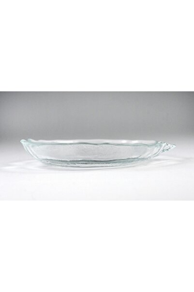 HERITAGE Şeffaf Cam Bal Kabağı Servis Tabağı Şeffaf 22 Cm
