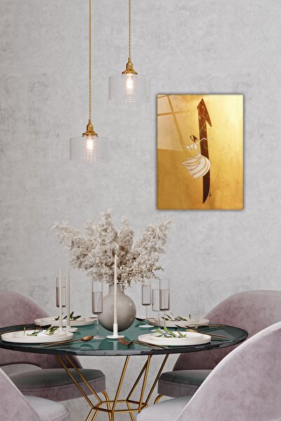 Decorita |   Θρησκευτικό Ισλαμικό Πίνακα |   Ελίφ Χάρφι |   Γυάλινος πίνακας