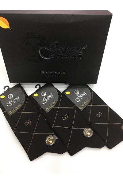 Gama Çorap 3 τεμάχια Micro Modal 100% Φυσικές Χοντρές Χειμερινές Ανδρικές Κάλτσες χωρίς νάιλον