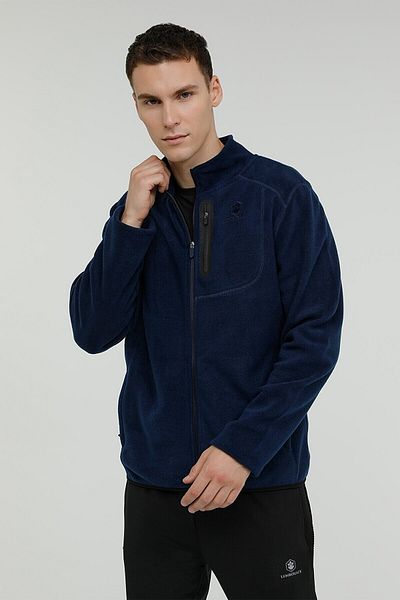 lumberjack Ανδρικό φλις με φερμουάρ Nordic Navy Blue 2wsn1652pr