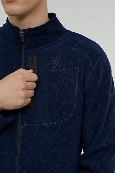 lumberjack Fermuarlı Nordic Lacivert Erkek Polar 2wsn1652pr