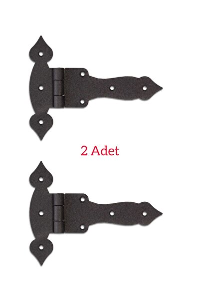 ARON (2 ADET) Tekstüre Siyah Artuklu Seri Menteşe Ahşap Panjur Kapak Menteşesi Mobilya Menteşesi 3mm