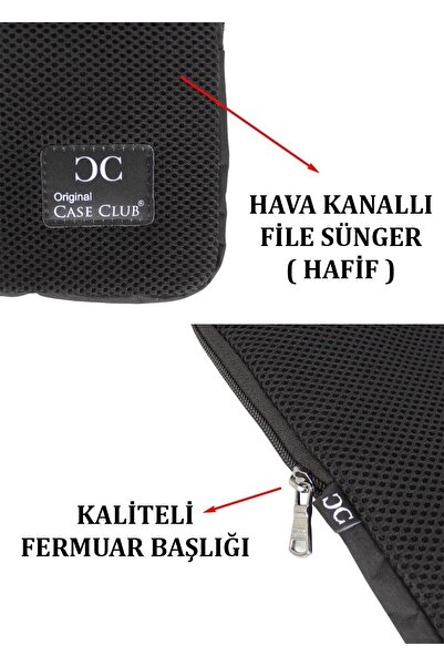 Case Club غطاء كمبيوتر محمول إسفنجي لجهاز ماك بوك مقاس 15.6 بوصة و15 بوصة