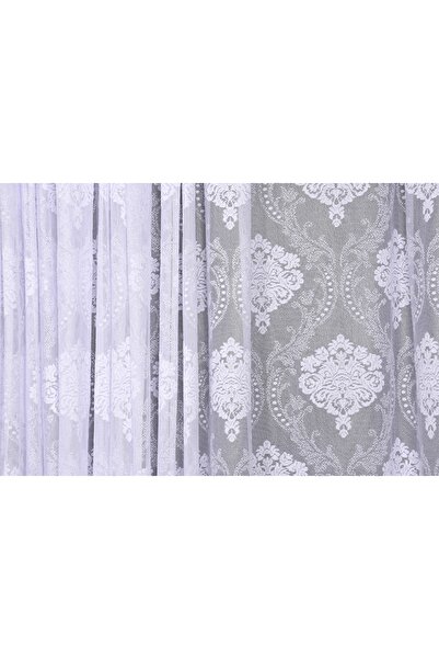 AKÇA TEKSTİL Cortina de fundal plisată, cu o singură aripă, în culoarea albă ...