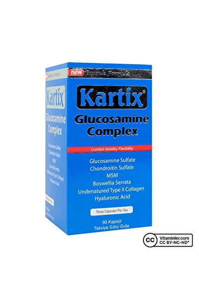 Rcfarma Kartix Glucosamine Chondroitin Msm 90 Kapsül