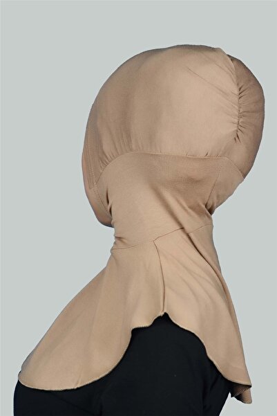 Altobeh Women's Hijab Practical Neck Collar Hijab - Athlete Bonnet - Dark Beige