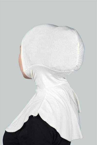 Altobeh Kadın Tesettür Pratik Boyunluklu Hijab - Sporcu Bone - Ekru