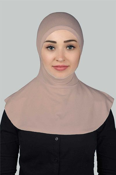 Altobeh Women's Hijab Practical Neck Collar Hijab - Athlete Bonnet - Powder