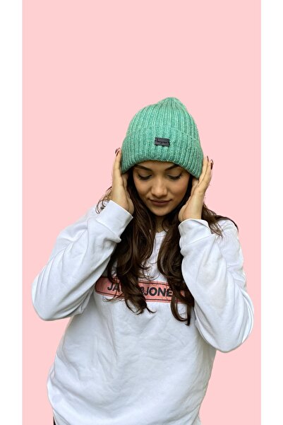 laviyonsa 3-х частинний унісекс в'язаний вовняний берет