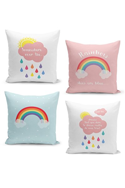 Filamente Set de 4 huse de pernă imprimate digital pentru copii