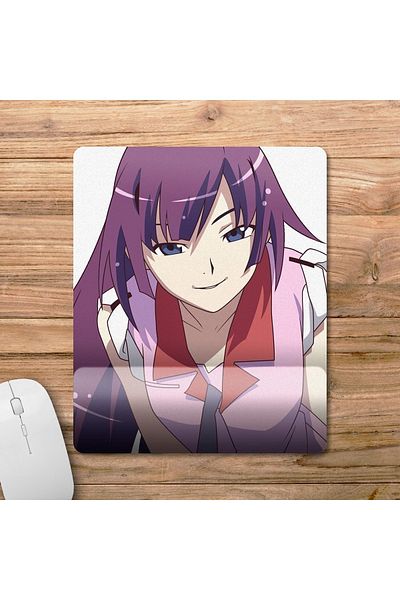 Pixxa Monogatari - موديل لوحة الماوس Senjougahara Hitagi مع مسند للمعصم - 2
