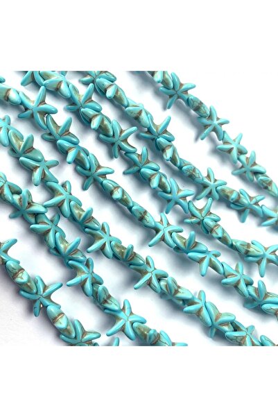 RLX BUJİTERİ Sea Star Bead Sequence Piatra naturala Culoare albastra