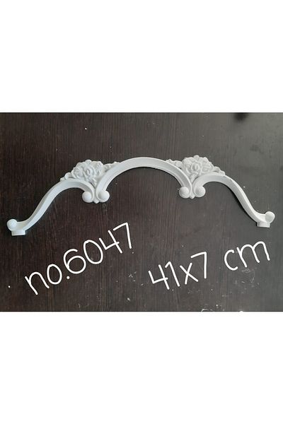 DERYA DESİNG ART Paintable Flexible Sconce No:6047 Wood, Furniture Renovation 41x7cm