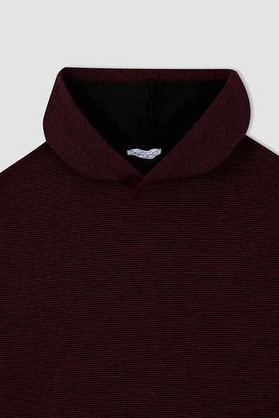 DeFacto Sweatshirt-Tunika mit Kapuze und langen Ärmeln in normaler Passform Z8255az22au
