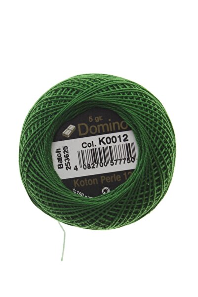 domino خيط تطريز كوتون بيرل 5 جرام رقم: 12