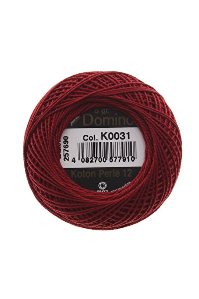domino خيط تطريز كوتون بيرل 5 جرام رقم: 12 - K0031