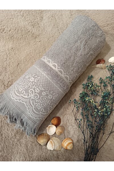 ŞENER HOME Набір з 6 рушників для рук, обличчя та голови з бахромою 50x90 см