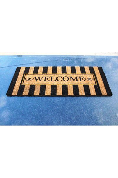 LAMONETA Striped Welcome Doormat