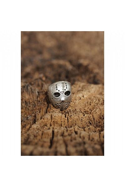 Clariss Adjustable Jason Voorhees Mask Men's Ring