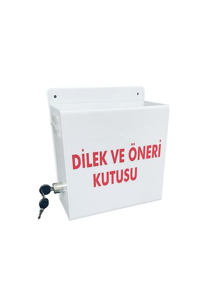 TREND Plexiglass Wish & Suggestion Box (white)